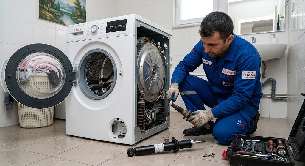 Düzce Bosch Çamaşır Makinesi Amortisör Değişimi
